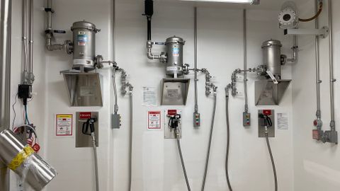 Chemical filling stations